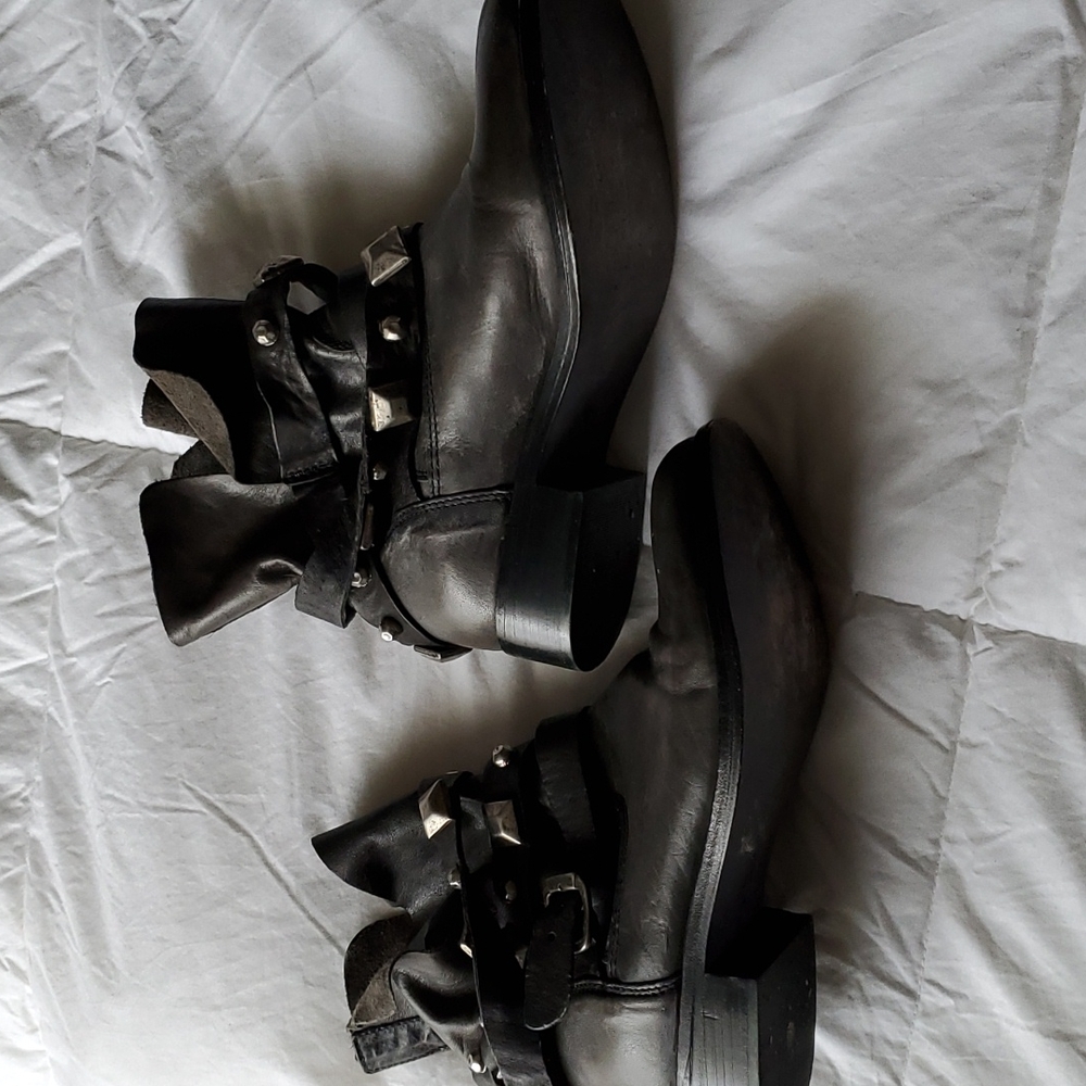 Studded booties